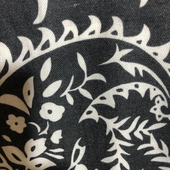 Studio Black & White Paisley Wrap Scarf | Boutique Chic Layering - Picture 7 of 11